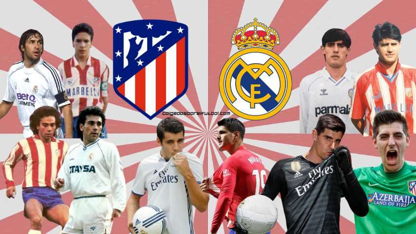 Futbolistas que jugaron en el Atlético y en el  Real Madrid