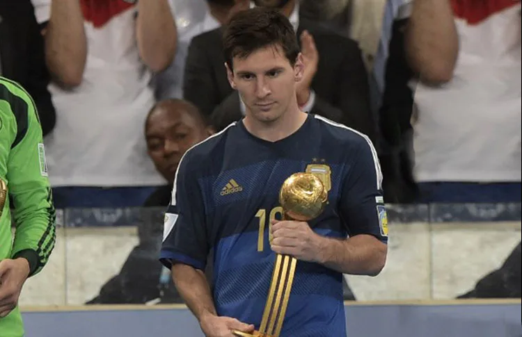 Messi Balón de Oro Brasil 2014 