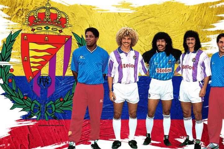 El Real Valladolid de los colombianos