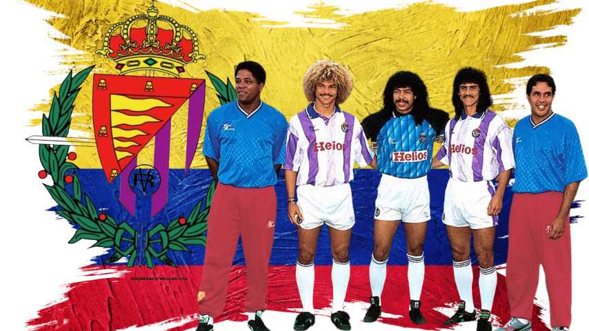 El Real Valladolid de los colombianos
