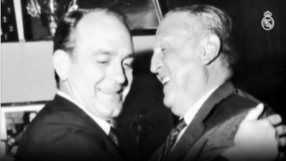 Santiago Bernabéu y Alfredo Di Stéfano
