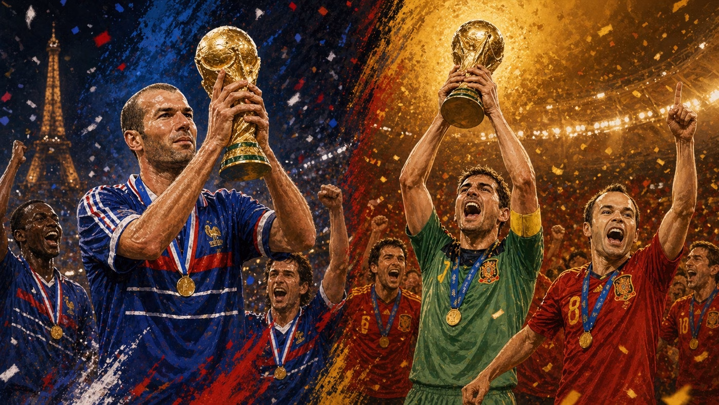 Francia 98 y Sudáfrica 2010 entre los mejores mundiales de fútbol