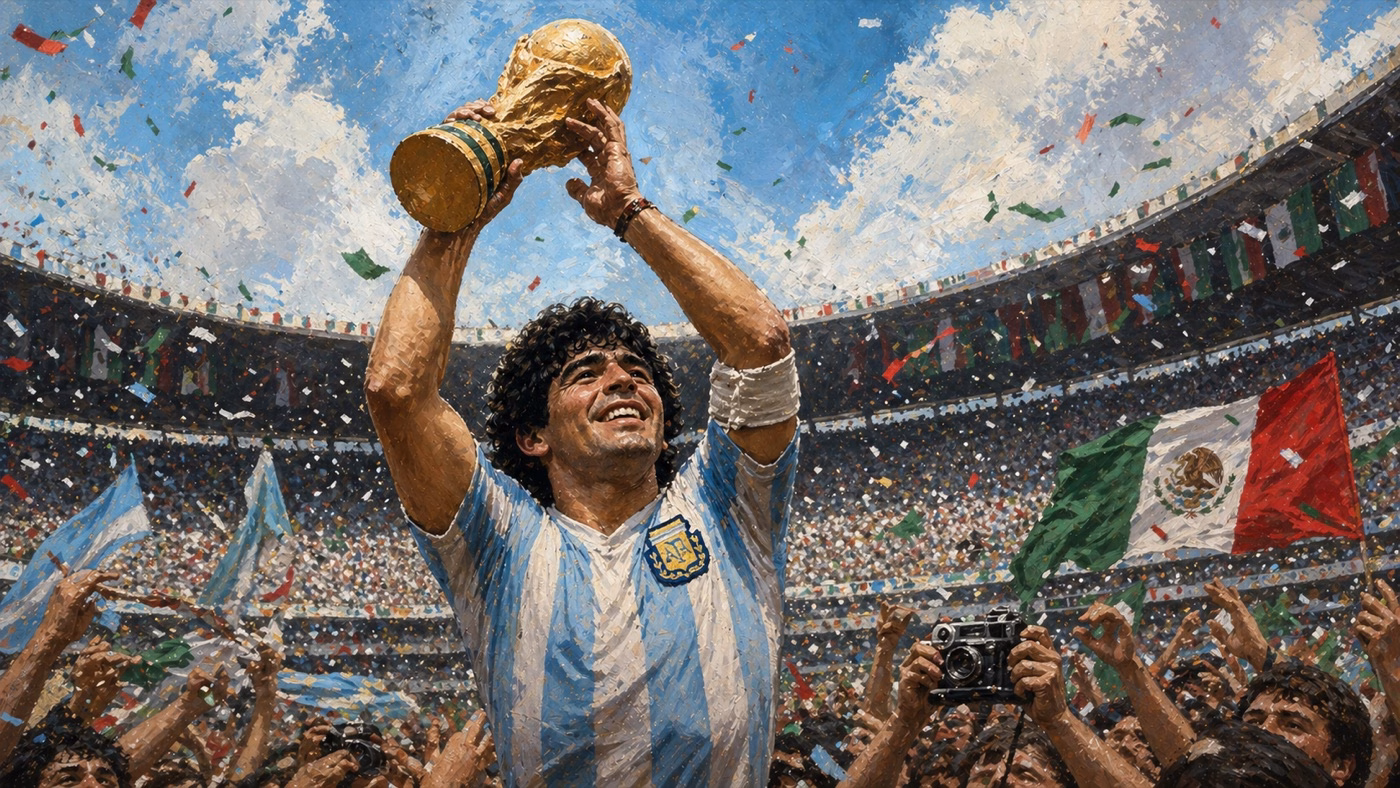 México 86 uno de los mejores mundiales de fútbol de la historia con Argentina campeona