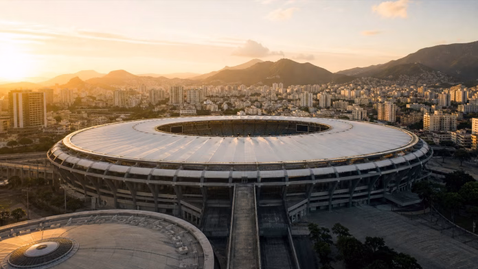 Estadio Maracaná de Río de Janeiro al atardecer
