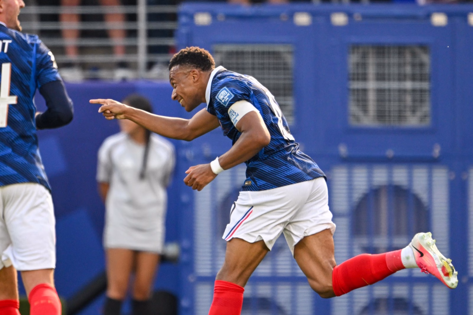 Kylian Mbappé celebra un gol en el Mundial 2026 Kylian Mbappé celebra un gol de Francia ante Suecia en el Mundial 2026