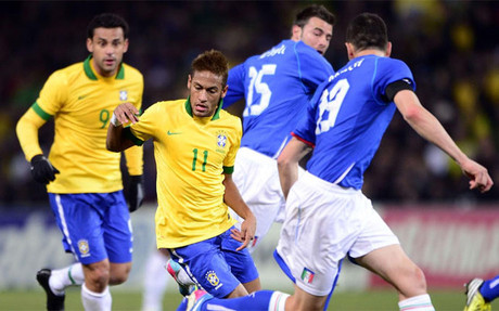 Brasil 2-Italia 2: posiblemente el mejor amistoso del mundo